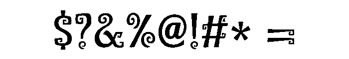 Witch MyStory Font OTHER CHARS