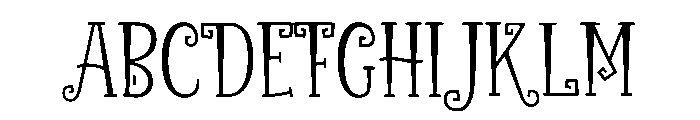 Witch MyStory Font UPPERCASE