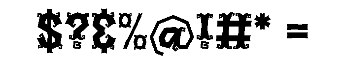 Witch Sister Regular Font OTHER CHARS