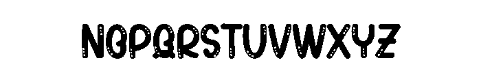 Witch Stars Font LOWERCASE