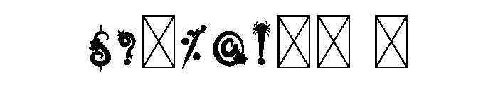 Witch Vibes Font OTHER CHARS