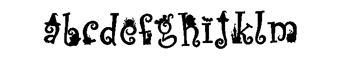 Witch Vibes Font UPPERCASE