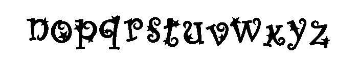 Witch Vibes Font LOWERCASE