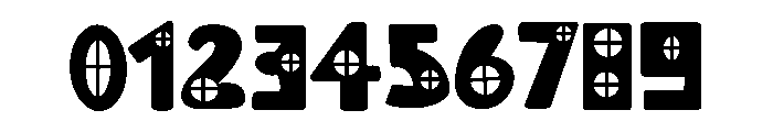 Witch house Font OTHER CHARS