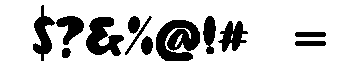 Witch house Font OTHER CHARS