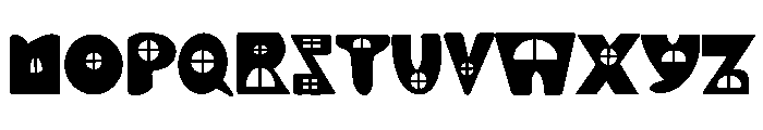 Witch house Font UPPERCASE