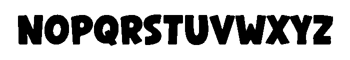 Witchcraft Halloween Font LOWERCASE