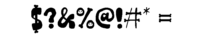 Witches Broomspell Regular Font OTHER CHARS