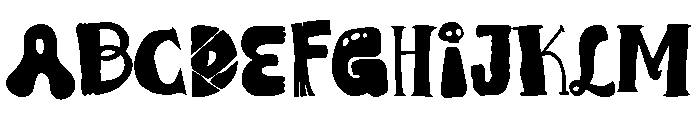Witches Broomspell Regular Font UPPERCASE