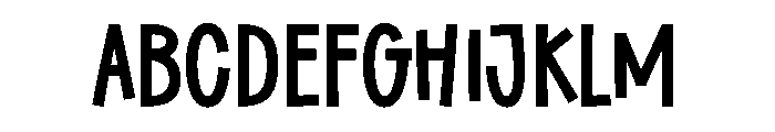 Witches Children Font UPPERCASE