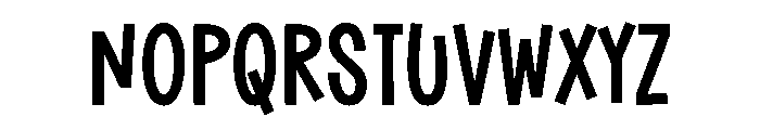 Witches Children Font LOWERCASE
