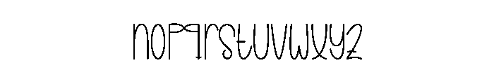 Witches Magical Font LOWERCASE