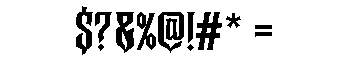 Witchora Font OTHER CHARS