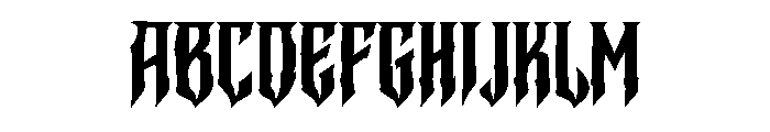 Witchora Font UPPERCASE