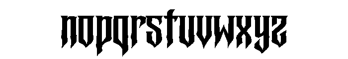 Witchora Font LOWERCASE