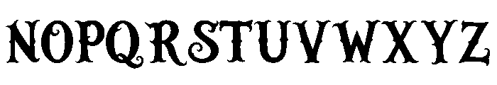 Witchy Halloween Font LOWERCASE