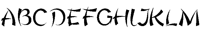 Witchy Shadow Font UPPERCASE