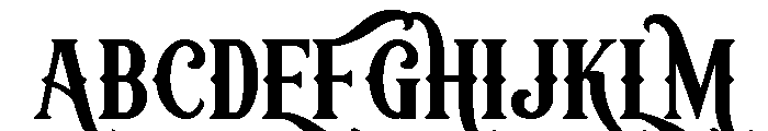Witchy Sprinkle Regular Font UPPERCASE