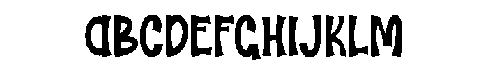 Witchy Sprinkle Font UPPERCASE
