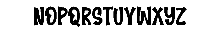 Witchy Sprinkle Font UPPERCASE