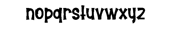Witchy Sprinkle Font LOWERCASE