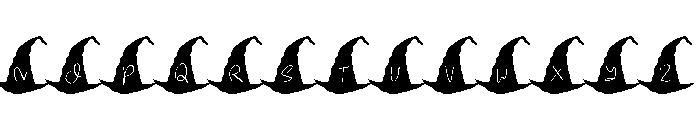 Witchy Whispers Font UPPERCASE