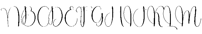 With Christmas Font UPPERCASE