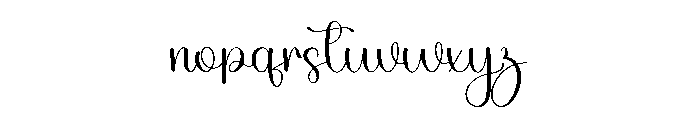 With Christmas Font LOWERCASE