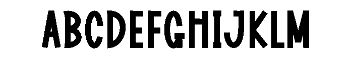 With Winter Font UPPERCASE