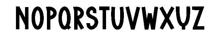 With Winter Font LOWERCASE