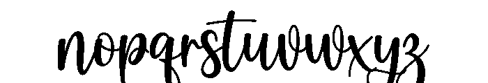 WithLoveValentine-Regular Font LOWERCASE