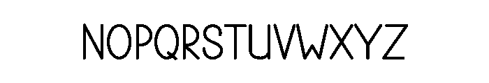 Withdraw Font LOWERCASE