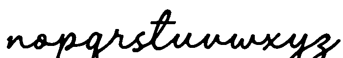 Within Romance Font LOWERCASE