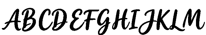 Without Friend Regular Font UPPERCASE