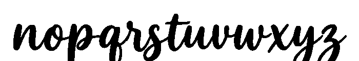 Without Friend Regular Font LOWERCASE