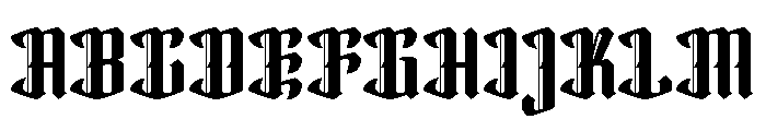 Without Sacrifice Font UPPERCASE