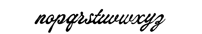 Withstood Normal Clean Font LOWERCASE