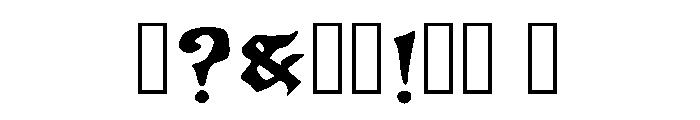 Witjaksana Regular Font OTHER CHARS
