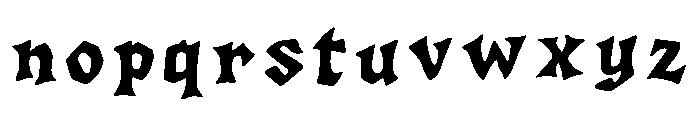 Witjaksana Regular Font LOWERCASE