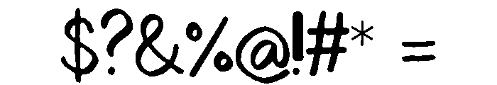 Witt Font OTHER CHARS