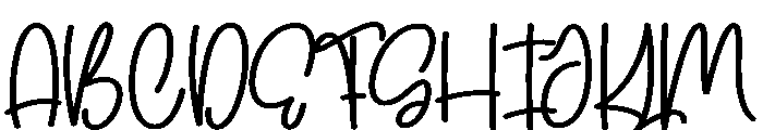 Witted Font UPPERCASE