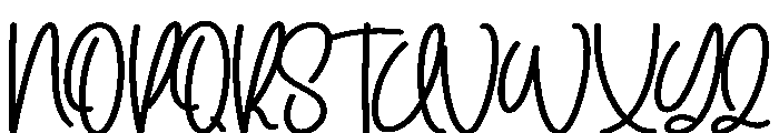 Witted Font UPPERCASE