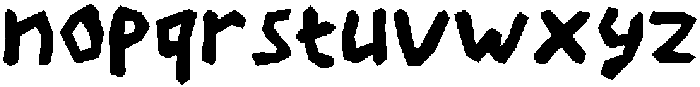 WILD LIFE Regular ttf (400) Font LOWERCASE