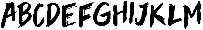 WILD Regular otf (400) Font UPPERCASE