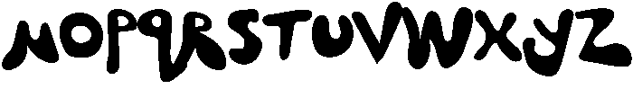 WILD THINGS Regular otf (100) Font LOWERCASE