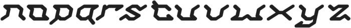 WIRELESS WORLD Bold Italic otf (700) Font LOWERCASE