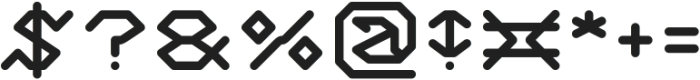 WIRELESS WORLD otf (400) Font OTHER CHARS