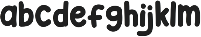 Wibble Regular otf (400) Font LOWERCASE