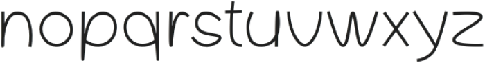 Wibby Regular otf (400) Font LOWERCASE