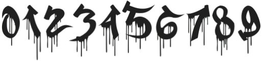 Wicked Paint otf (400) Font OTHER CHARS
